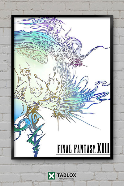 TABLOX Final Fantasy XIII Видеоигра RPG Фантастична декоративна картина от MD...