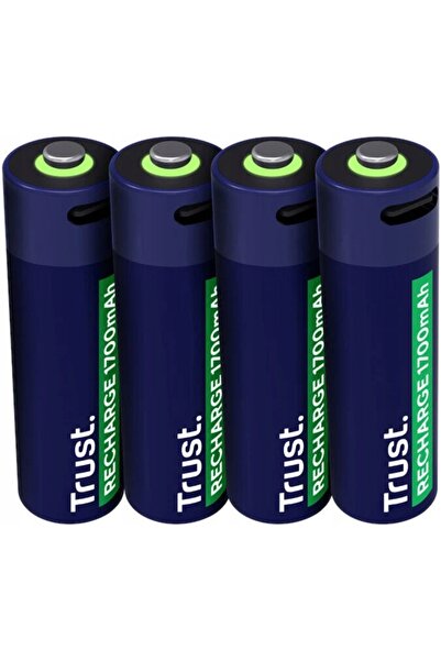 Trust Baterii reîncărcabile AA 1700 mAh USB-C (4 bucăți)