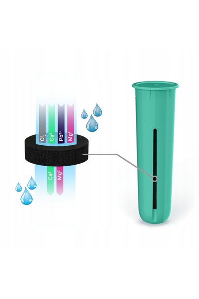 Wessper Filtru de apă cu carbon pentru sticla de filtru DAFI SOFT și SOLID, 8...