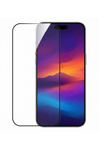 OEM Πλήρης Κόλλα Σκληρυμένο Γυαλί Μαύρο (iPhone 18 Pro Max)