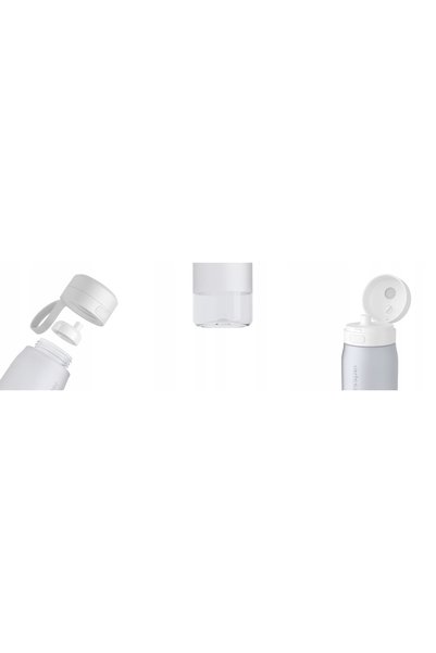 Wessper Sticlă cu filtru B2 0.5L + filtru |   sticlă de apă 500 ml albă