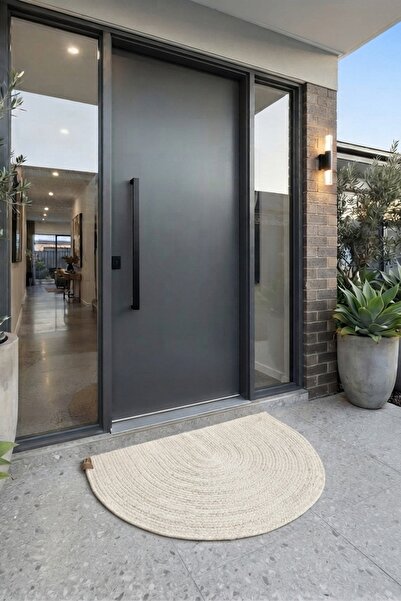 SİMEREV HALI HOME CONSEPT Door Mat 80X50 Bohemian Style Washable Double Sided...