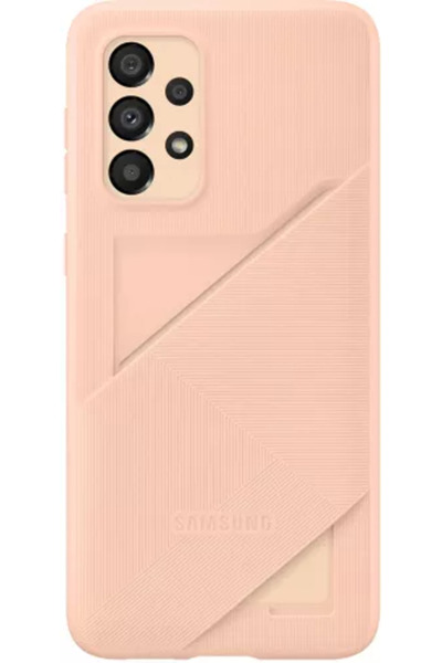 Samsung Husa protectie spate Card Slot Cover pentru Galaxy A33 5G Peach