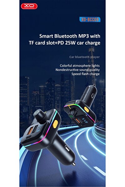 Xo Transmițător FM BCC09 USB Bluetooth
