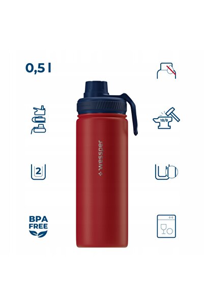 Wessper Termos B3 THERMOSTEEL, cană din oțel, bidon din oțel, 0.5l