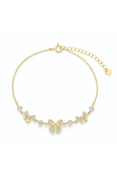 Bijuteria SORELLY Brățară din argint placată cu aur de 14k, cu fundă