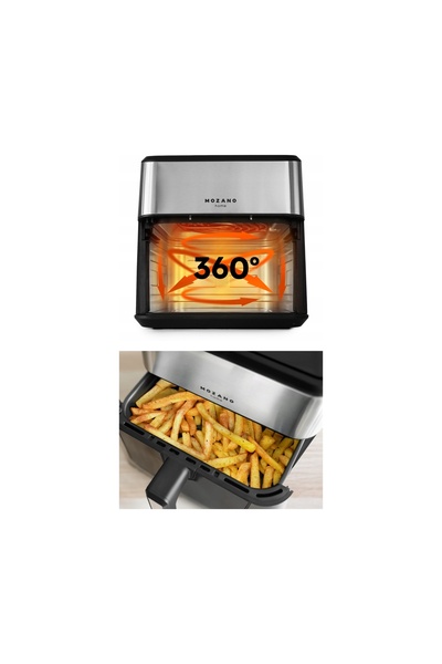 Mozano FREEDOM FRYER FĂRĂ ULEI, GRANDE 8L, FRIGIDER CU AER CALD, PUTERNIC 180...