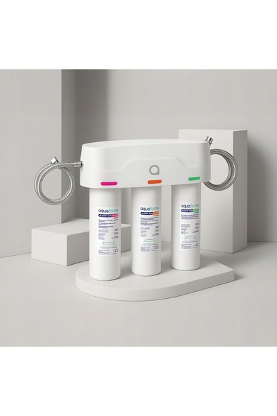 Aquafloow sistem de filtrare triplu sub chiuvetă filtru sub chiuvetă + robinet