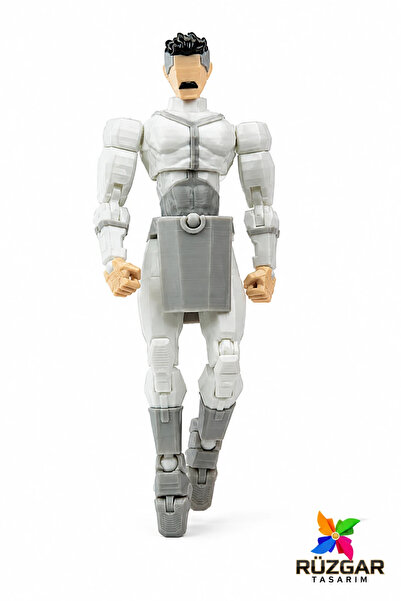 Rüzgar Tasarım Viltrumite Omni R13 İnvincible Tüm Eklemleri Hareketli Robot D...