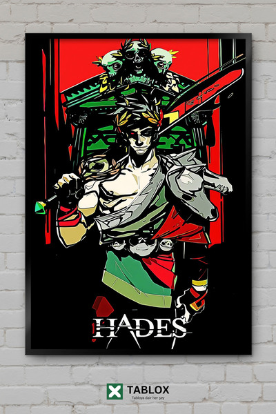 TABLOX Hades Zagreus Personaj Mitologia Greacă Poster de joc Aspect cadru dec...