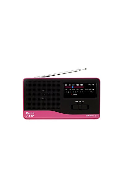 ELTRA Radio Asia negru FM LW cu antenă telescopică alimentată cu baterii