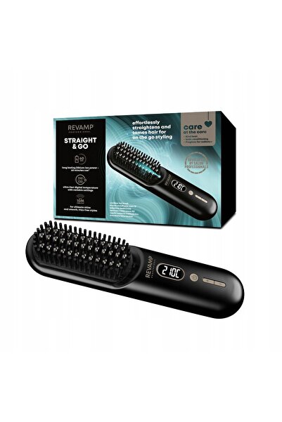 Revamp Perie fierbinte ionică pentru îndreptare Straight & Go BR-1950