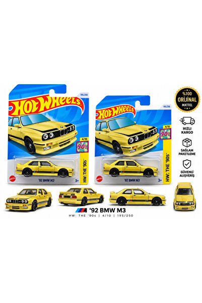 HOT WHEELS BMW M3 UZUN KART VE KISA KART