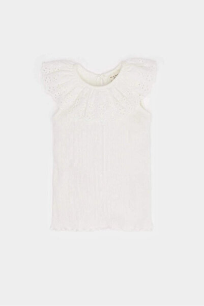 DeFacto Baby Girl Lace Collar Undershirt