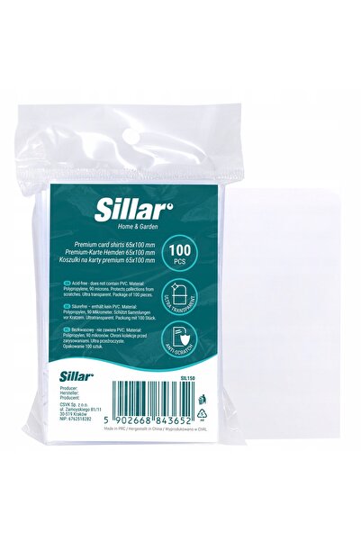 Sillar 10x Folii de protecție premium pentru cărți, 90 microni, 65x100 mm