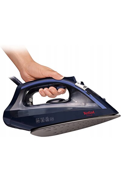 TEFAL Fier de călcat cu aburi Virtuo FV1713 Albastru marin 2000W