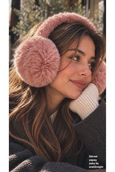 sf collection Foldable Plush Furry Headphones
