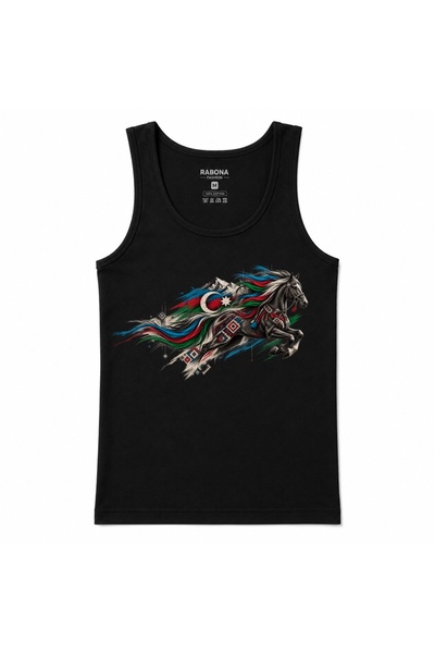 Rabona Fashion Azerbaijan Karabakh Horse Heritage Graphic Tank Top