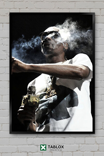 TABLOX Young Thug Ράπερ Ράπερ Χιπ Χοπ Μουσική Πορτρέτο Αφίσα Πλαίσιο Εμφάνιση...