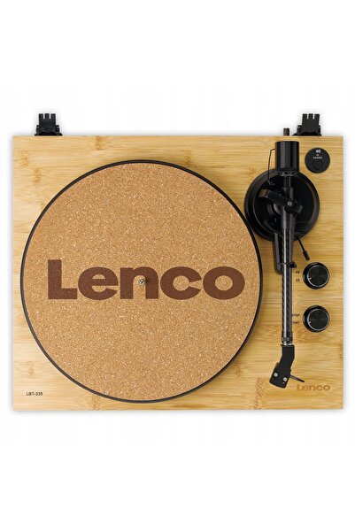 Lenco Gramofon LBT-335 BT USB Bambus