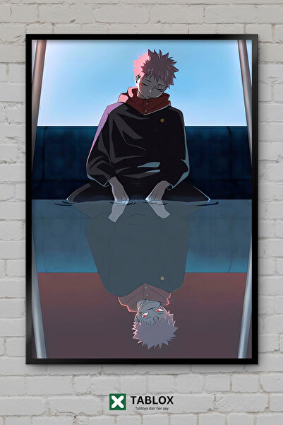 TABLOX Jujutsu Kaisen Yuji Itadori Sukuna Anime Manga Japanski okvir Dekorati...