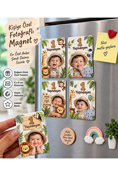 DiceSTORE Kişiye Özel Fotoğraflı Magnet