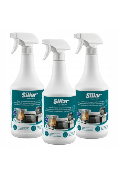 Sillar 3x Lichid de curățare pentru cuptorul cu grătar, 1000 ml, spray pentru...