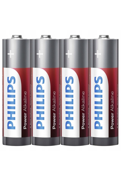 Philips Baterii alcaline LR6 AA 1.5V, pachet cu 40 de bucăți