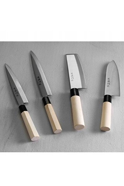 HENDI Cuțit japonez SANTOKU cu mâner din lemn 165 mm - 845035
