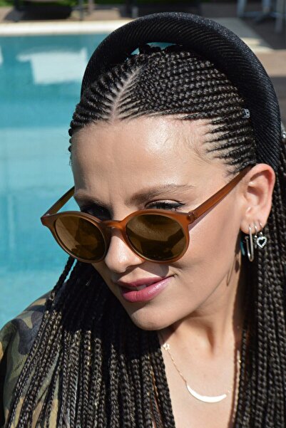KAYOUBI Brown Unisex Sunglasses