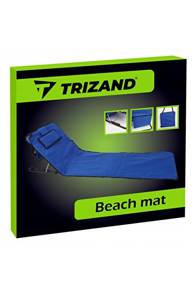 Trizand Șezlong de plajă cu spătar și pernă 23617