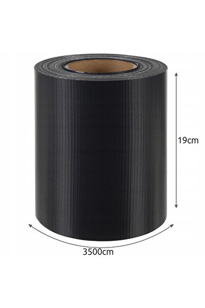 ISO TRADE Bandă pentru gard Antracit Pentru panouri de gard Protecție UV Clem...