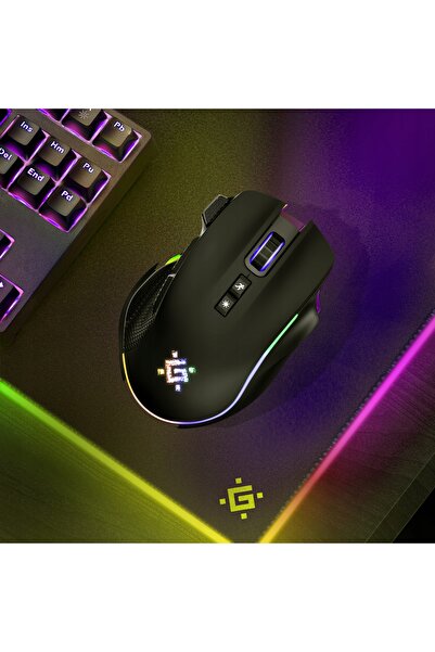 Defender THUNDER GM-213 mouse wireless optic 1600dpi negru RGB AKUM