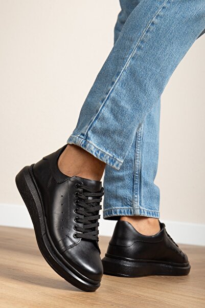 maximoda Genuine Leather, High-Sole, Stitched, Inside-Out Real Leather Men's ...