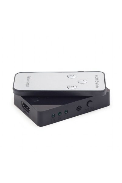 Gembird Comutator HDMI cu 3 porturi și telecomandă