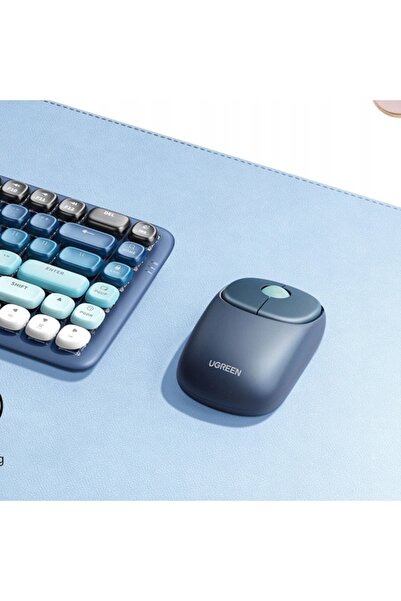 Ugreen Mouse wireless FUN+ MU102 2.4G+BT 4000 DPI Albastru