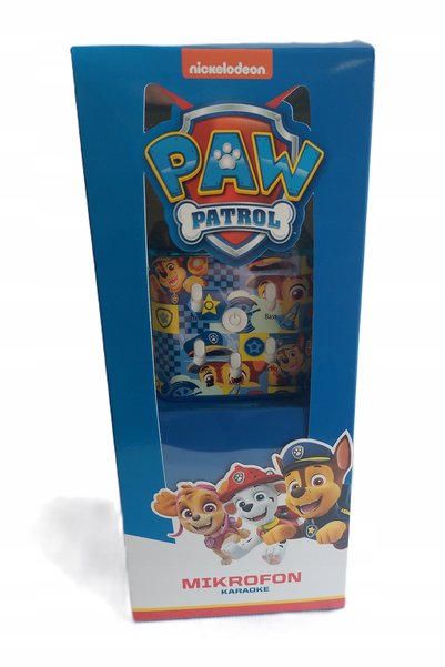 NİCKELODEON PSI PATROL MICROFON FĂRĂ FIR KARAOKE BLUETOOTH CHASE PAW PATROL