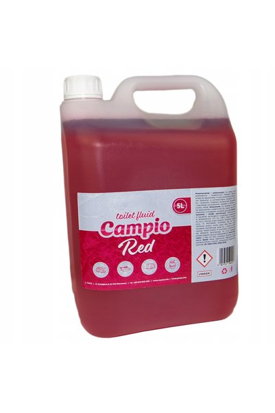 NO BRAND Lichid pentru toalete de camping turistic roșu 10L