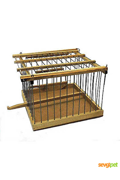 sevgipet GTRDE Telli Kapanca Kafes 17,5x17x13 cm (Küçük Kuş Taşıma ve Karanti...