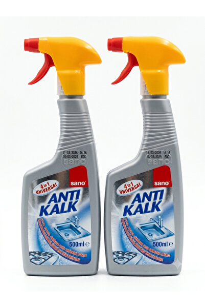 Sano Pachet 2x 500 ml- Anti Kalk 4 în 1 Universal în varianta cu pulverizator...