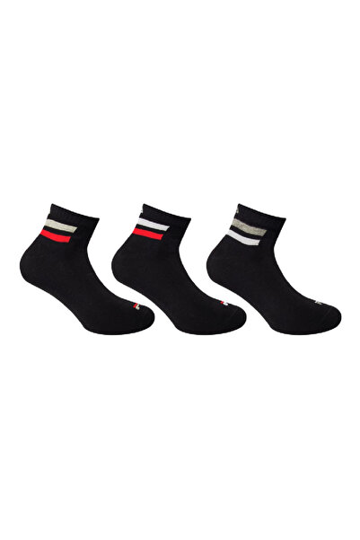 Fila Αθλητικές Κάλτσες Unisex F2034 3 τεμάχια Μαύρες