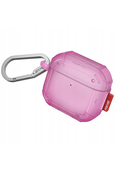 Skinarma Husă mecha CE pentru AirPods 4 fucsia