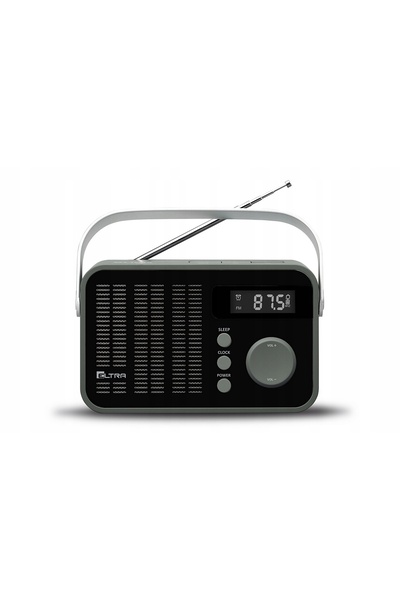 ELTRA Radio OLIWIA portabil LCD, cu alimentare la rețea și la baterii, ceas p...