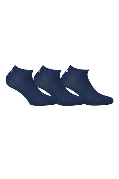Fila Αθλητικές Κάλτσες Αστραγάλου Unisex F9100 Μπλε 3 τεμάχια