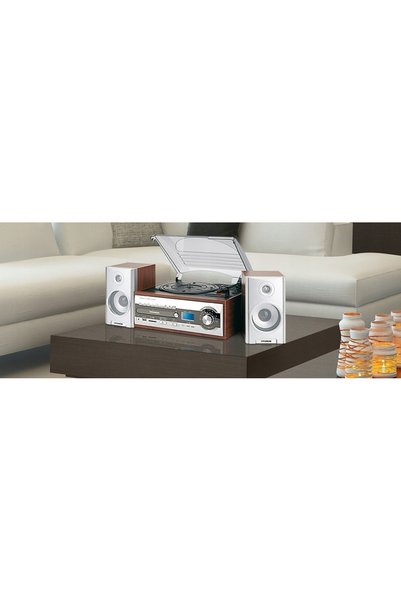 Hyundai Turn Gramofon Audio Stil Retro Radio RIP USB SD CD MP3 Telecomandă