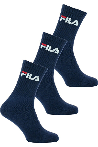 Fila Ουνισέξ Αθλητικές Κάλτσες F9505 Μπλε 3 τεμάχια