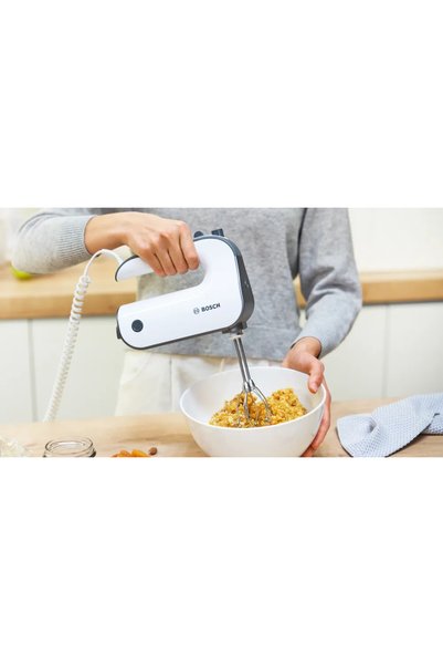 Bosch Mixer de mână MFQ49300 850W Alb pentru amestecare, bătut și frământat