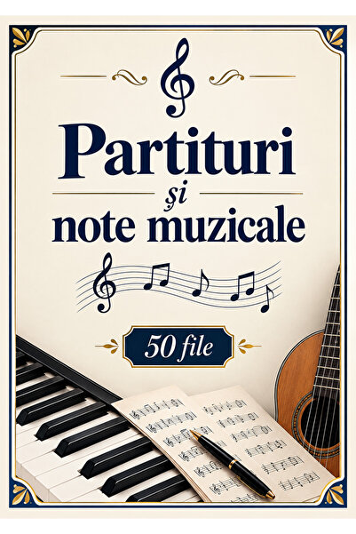 Scholl SHEET MUSIC NOTEBOOK A4 50 SHEETS (100 PAGES) CARDBOARD COVERS SPIRAL ...