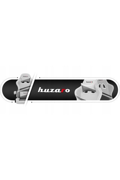 Huzaro Scaun de gaming pentru birou, pivotant, alb