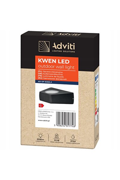 Adviti Aplică de perete LED de exterior 6W